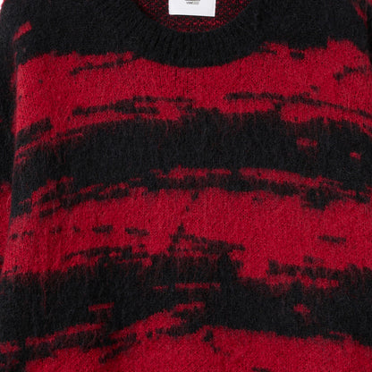 DISTORTED STRIPE KNIT