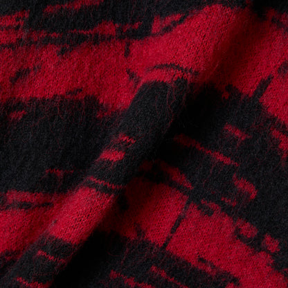 DISTORTED STRIPE KNIT