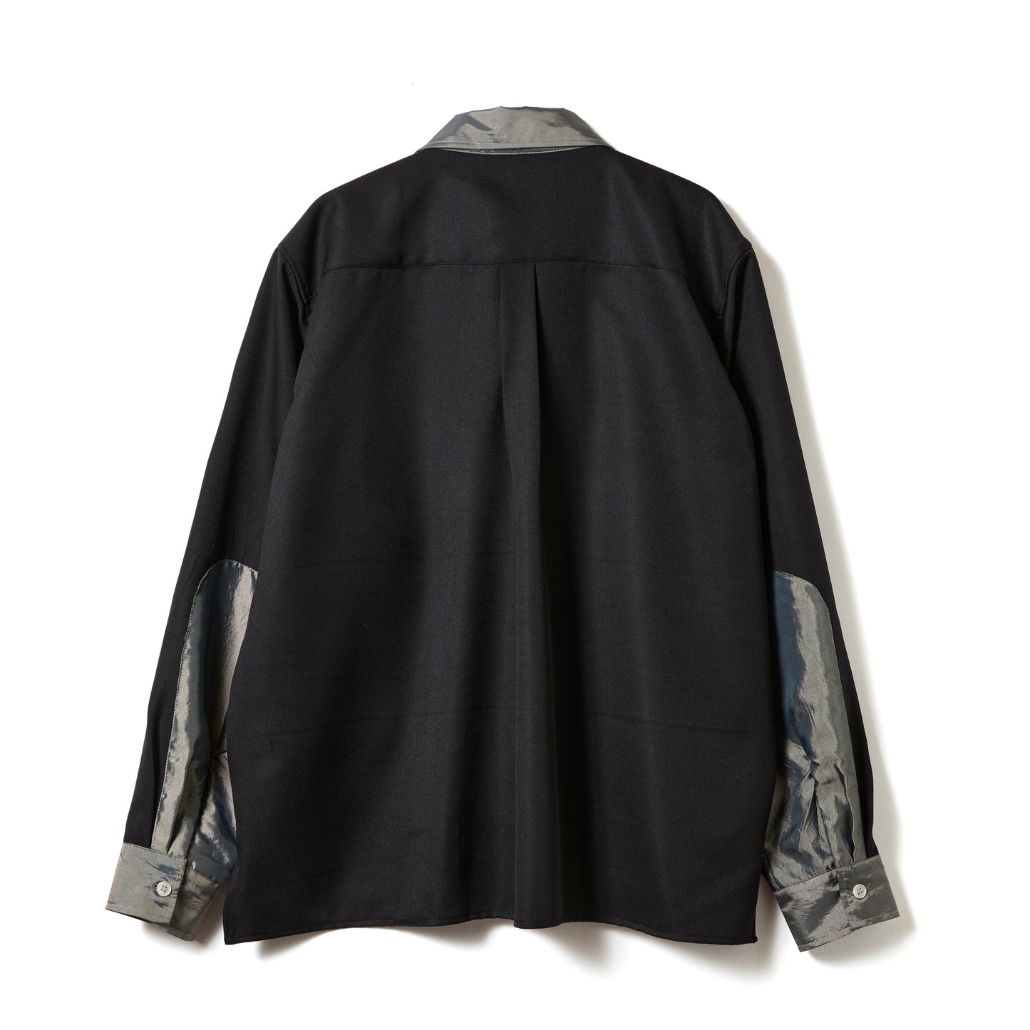 FLAP OP COLLAR ZIP SHIRT