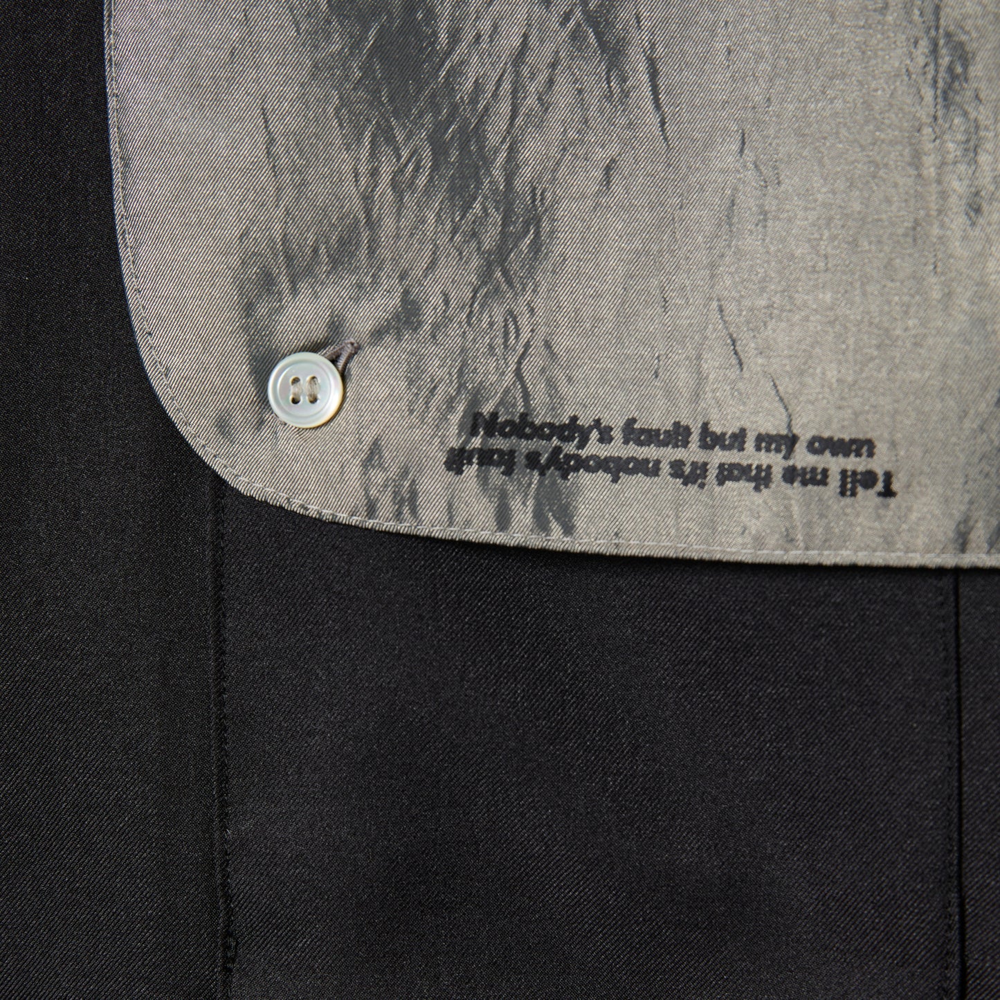 FLAP OP COLLAR ZIP SHIRT