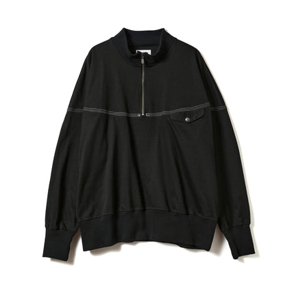 ROUND CUT HALF ZIP TOPS