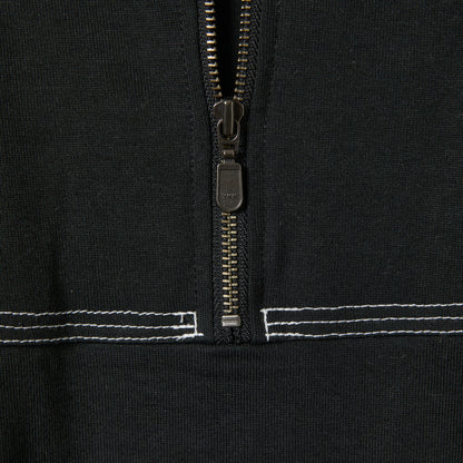 ROUND CUT HALF ZIP TOPS