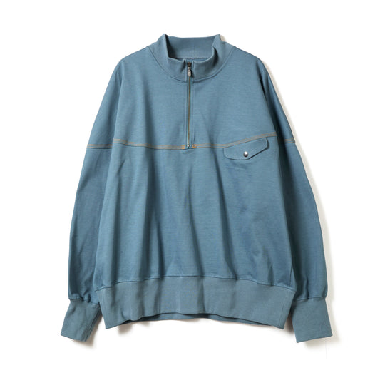 ROUND CUT HALF ZIP TOPS