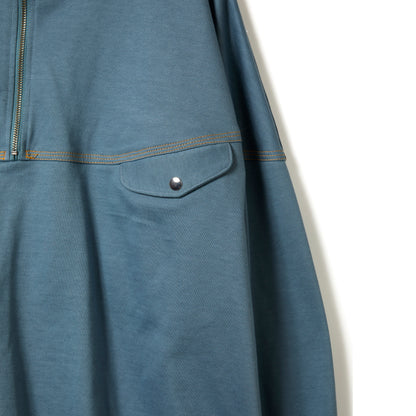 ROUND CUT HALF ZIP TOPS