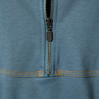 ROUND CUT HALF ZIP TOPS