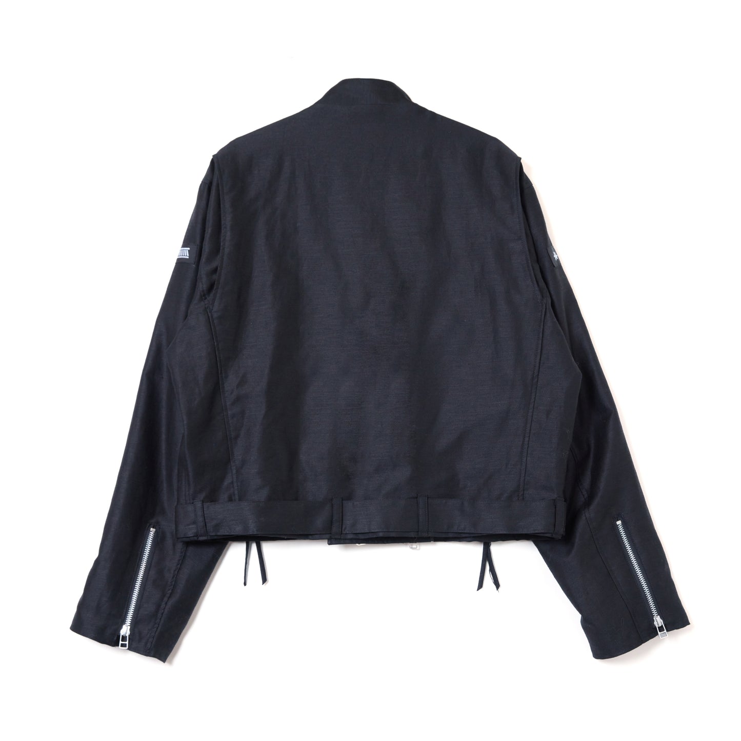 COTTON LINEN RIDERS JACKET