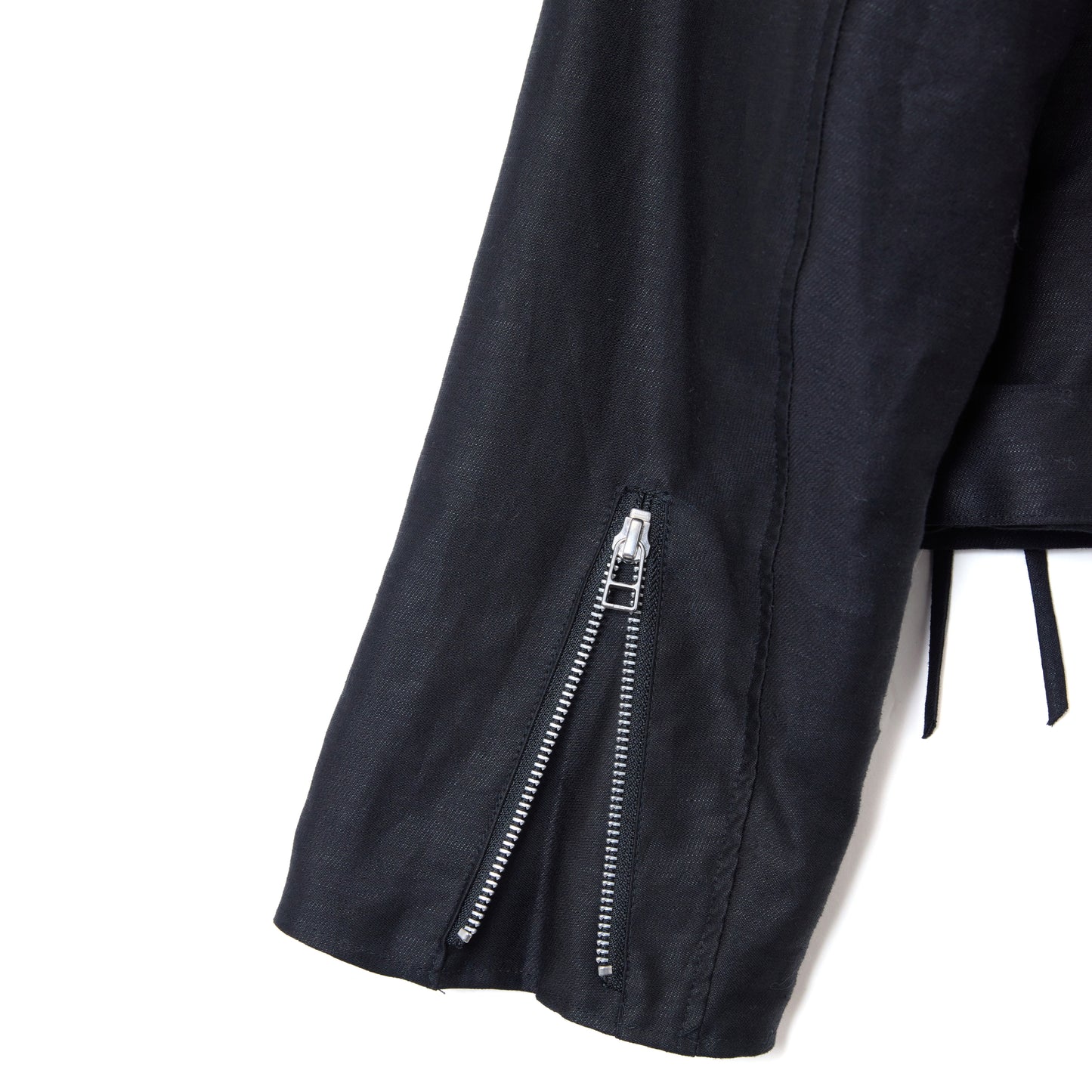 COTTON LINEN RIDERS JACKET