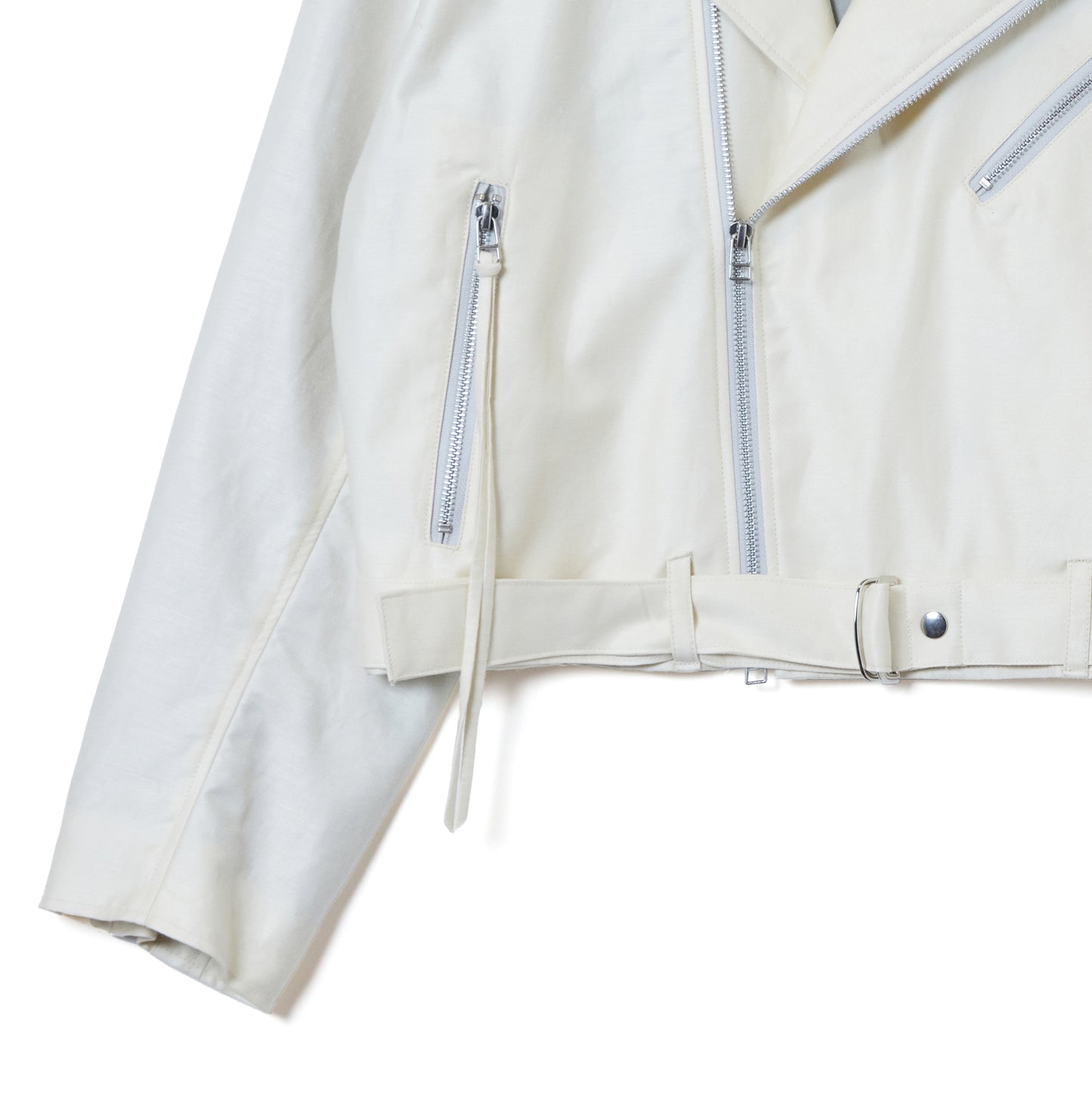 COTTON LINEN RIDERS JACKET