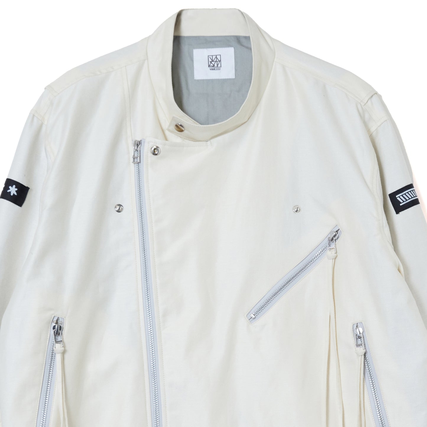 COTTON LINEN RIDERS JACKET