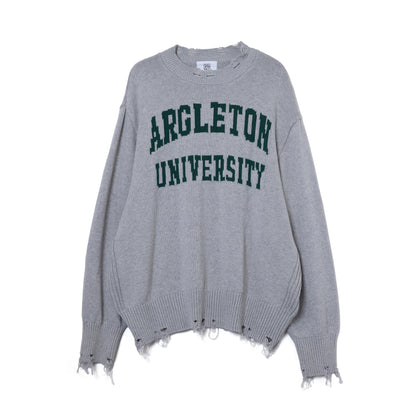FAUX SWEATSHIRT KNIT