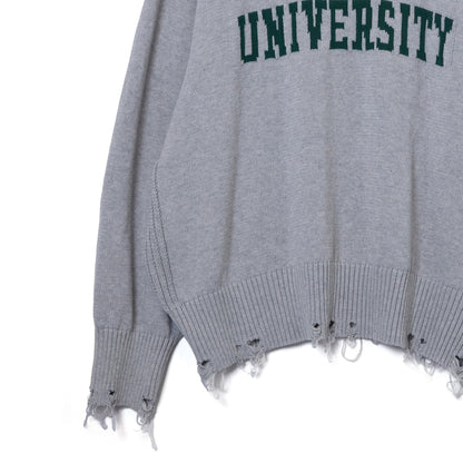 FAUX SWEATSHIRT KNIT