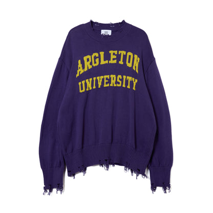 FAUX SWEATSHIRT KNIT