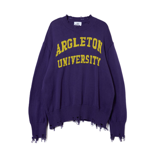 FAUX SWEATSHIRT KNIT