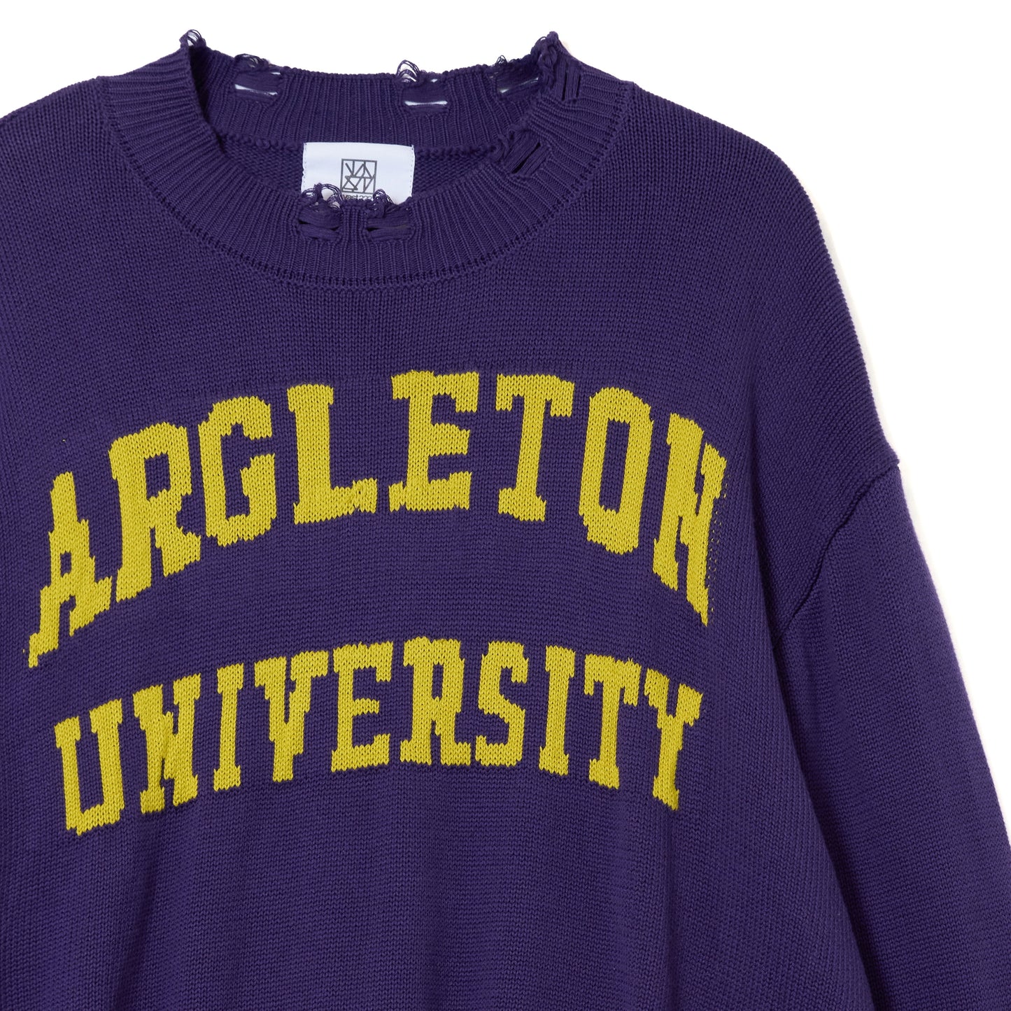 FAUX SWEATSHIRT KNIT