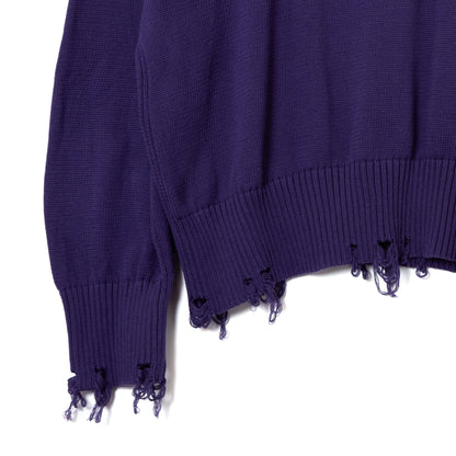 FAUX SWEATSHIRT KNIT