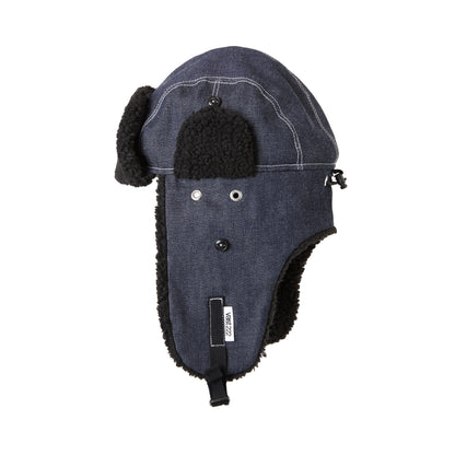 DENIM FLIGHT CAP
